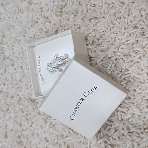 Charter Club Crystal Bear Pin